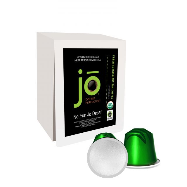 Jo Coffee Inc.: No Fun Jo Decaf - 10 Nespresso® Compatible