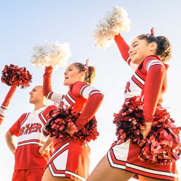 Our most popular fundraisers list showing a girls sports team.